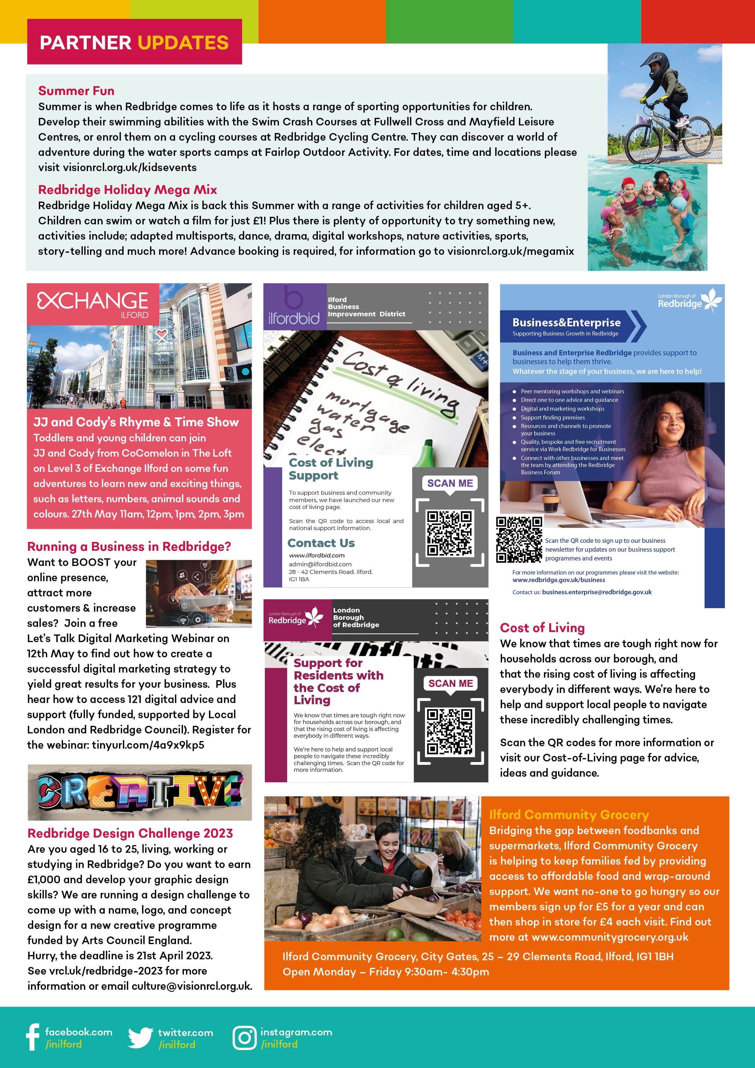 Ilford BID Newsletter April 2023 8 Pages A46